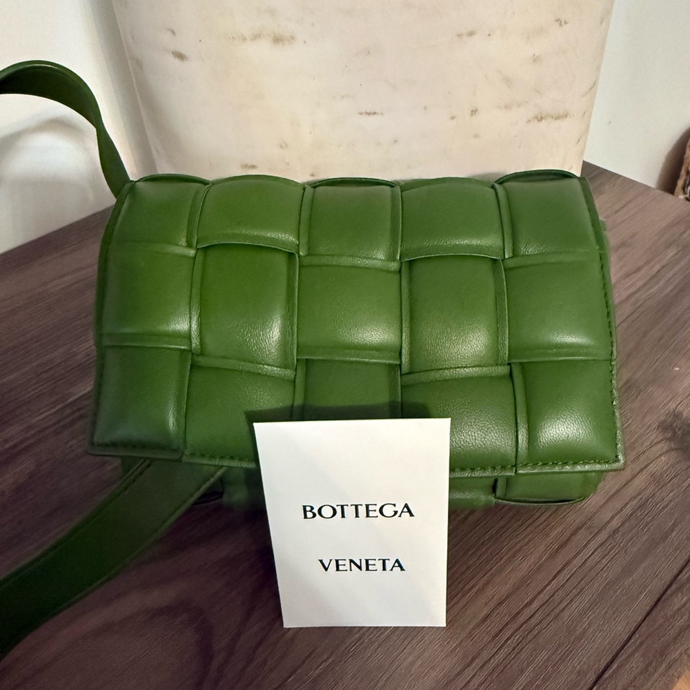 Bottega Veneta Vibrant Green Crossbody Bag